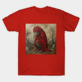 The badger in red T-Shirt